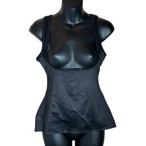 Ruby ribbon black open bust camisole xxl Shapewear